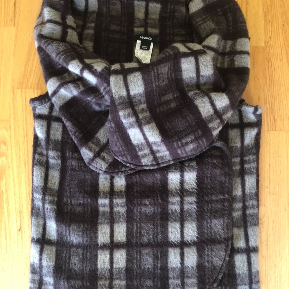 Max&Co Full Collar Jersey Knitwear Vest